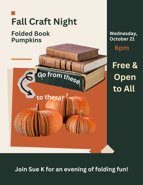 Folded Book Pumpkins